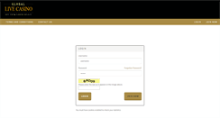 Desktop Screenshot of affiliates.globallivecasino.com